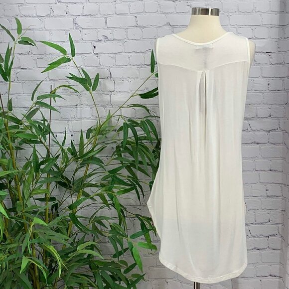 🎉Wayan Natural Wear Colorful Sheer Print Tank - Picture 3 of 6